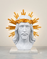 Enfeite Jesus Cristo - Ele Vive