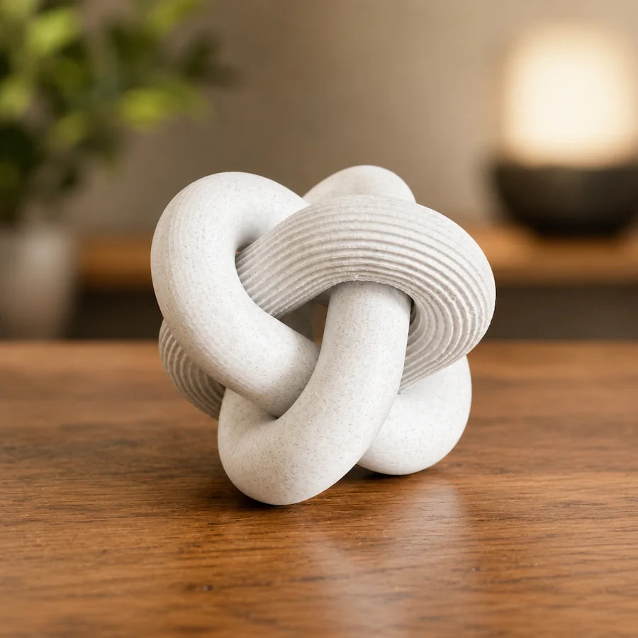 Escultura Nó Decorativo para Sala