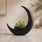 Vaso Decorativo para Sala Lua Preto
