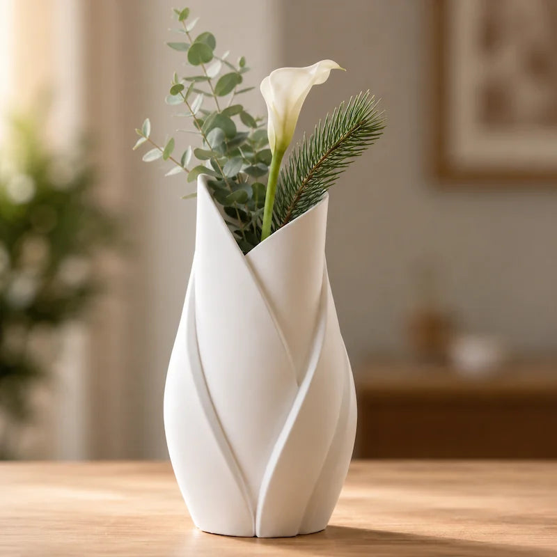 Vaso Decorativo para Sala Folha